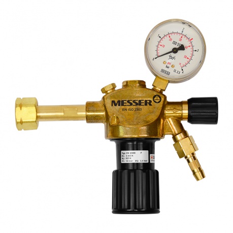 Газовый редуктор пропановый CONSTANT 2000 P/2,5 (стандартный, max давл. 2,5 бар), MESSER